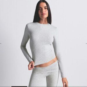SKIMS Cotton Long Sleeve T-Shirt
